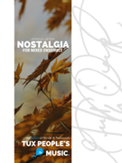 Nostalgia by Joshua Leyda for Oboe Tenor Sax Marimba and Piano