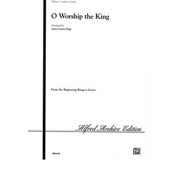 O Worship the King by - Page Anna Laura - for Handbells