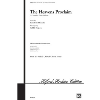 The Heavens Proclaim by - Hopson Hal H - for Choir