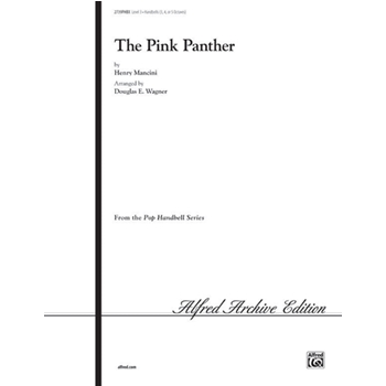 Pink Panther by Mancini Henry - Wagner Douglas E - for Handbells 3-5 Octave
