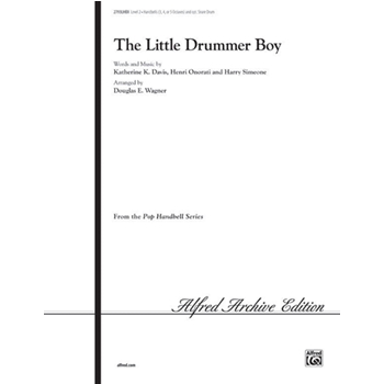 The Little Drummer Boy by Davis Katherine - Wagner Douglas E - for Handbells