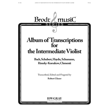 Album Transcriptions For Intermediate Violist
