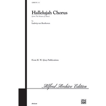 Hallelujah Chorus (Mount of Olives) by Beethoven Ludwig van for Choir