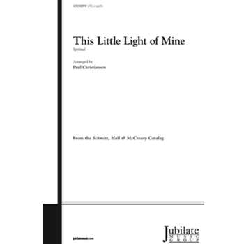This Little Light of Mine by Spirituals - Christiansen Paul J - for Choir