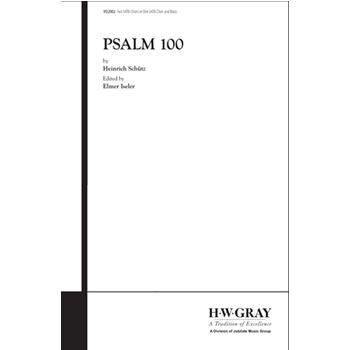 Psalm 100 by Schuetz - Iseler - for inst Parts