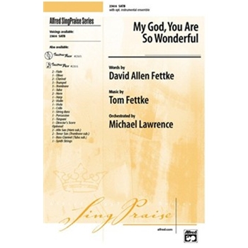 My God, You Are So Wonderful