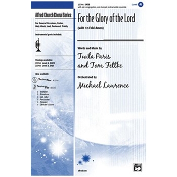 For the Glory of the Lord