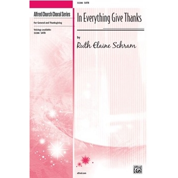 In Everything Give Thanks