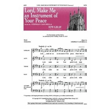 Lord, Make Me an Instrument of Your Peace