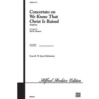 Concertato on "We Know That Christ Is Raised"