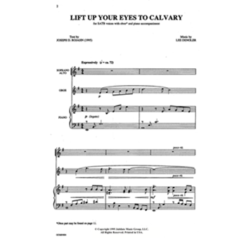 Lift Up Your Eyes to Calvary