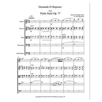 Demande et Reponse from Petite Suite