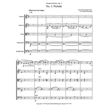 Fantasie-Stucke Op.5