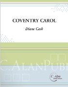 Coventry Carol by - Cash Diane - for Mallet Sextet