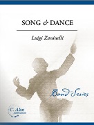 Song & Dance by Zaninelli Luigi for Concert Band
