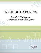 Point Of Reckoning percussion ensemble by Gillingham - Daughtrey - for 8 Percussion