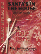 Santa's In The House by - Brooks Chris - for Percussion Choir