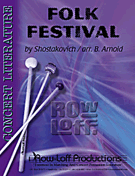 Folk Festival by Shostakovich Dmitri - Arnold B - for Percussion Choir