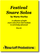 Festival Snare Solos by Hurley Marty for Snare Drum