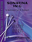 Sonatina In G by Beethoven Ludwig van - Eickbusch David - for Percussion Choir