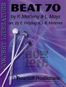 Beat 70 by Metheny Pat - Freytag Edward - for 10-11 Percussion
