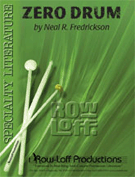 Zero Drum by Fredrickson Neal R for Percussion Feature