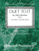 Duet To It by Wooton John for Percussion Duet