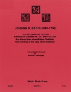 Sinfonia from Canata No 42 BWV 42 by Bach Johann Sebastian - Dishinger Ronald C - for Euphonium