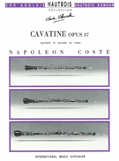 Cavatine Opus 37 by Coste Napoleon - Daigremont D - for Oboe and Piano