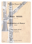 Meditation Et Danse by Moss P for Eb Clarinet