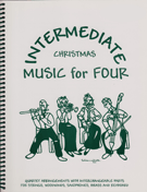 Intermediate Music for 4 - Christmas Part 4 - Baritone Saxophone by Various - Kelley Daniel - for Baritone Saxophone
