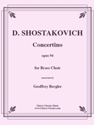 Concertino opus 94 by Shostakovich Dmitri - Bergler Geoffrey - for 10 Brass