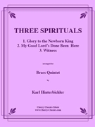 Three Spirituals by Hinterbichler Karl - Hinterbichler Karl - for Brass Quintet