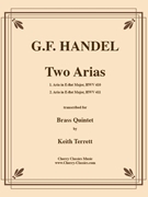 Two Arias by Handel George Frideric - Terrett Keith - for Brass Quintet