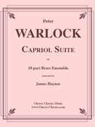 Capriol Suite by Warlock Peter - Haynor James - for 10 Brass