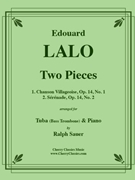 Two Pieces for Tuba or Bass Trombone & Piano by Lalo Edouard - Sauer Ralph - for Tuba and Piano