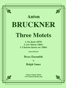 Three Motets for Brass Ensemble by Bruckner Anton - Sauer Ralph - for 12 Brass
