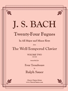 Twenty-Four Fugues from the WTC Volume 2 by Bach Johann Sebastian - Sauer Ralph - for Trombone Quartet