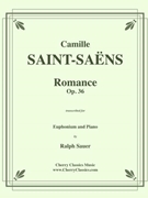 Romance Opus 36 for Euphonium & Piano by Saint-Saens Camille - Sauer Ralph - for Euphonium and Piano