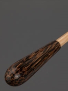 Baton--TAKT 13" Tigerwood Baton (Plain) No Inlay Natural Shaft for Baton