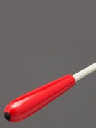Baton--TAKT Plastic - Red (STD) 13" Student Baton Ebony Dot for Baton