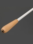 Baton--TAKT 13" STD Baton Boxwood (Ebony) Persian Eye Inlay White Shaft for Baton