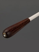 Baton--TAKT 13" STD Baton Tamarind (MOP) Parisian Eye Inlay White Shaft for Baton