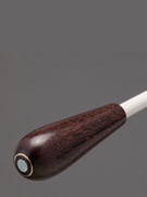 Baton--TAKT 15" LTD Baton Tamarind (MOP) Parisian Eye Inlay White Shaft for Baton