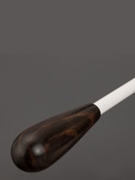 Baton--TAKT 15" LTD Baton Ebony (Plain) No Inlay White Shaft for Baton