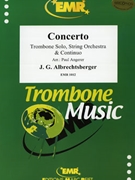 Concerto by Albrechtsberger Johann Georg - Paul Angerer - for Trombone and String Orchestra (Trombone and String Orchestra)