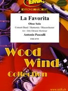 La Favorita by Pasculli Antonio - Mortimer John Glenesk - for Oboe and Concert Band (Oboe and Concert Band)