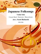 Japanese Folksongs by Richards Scott for Violin and Concert Band (Violin and Concert Band)