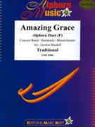 Amazing Grace by Traditional - MacDuff Gordon - for 2 Alphorns and Concert Band (2 Alphorns and Concert Band (2 Alphorns in F / Fa))