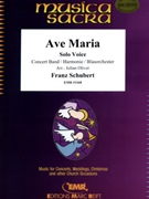 Ave Maria by Schubert Franz - Julian Oliver - for Solo Voice and Concert Band (Solo Voice and Concert Band)